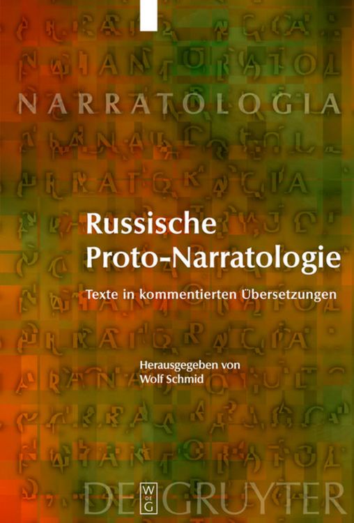 Produktbild: Russische Proto-Narratologie