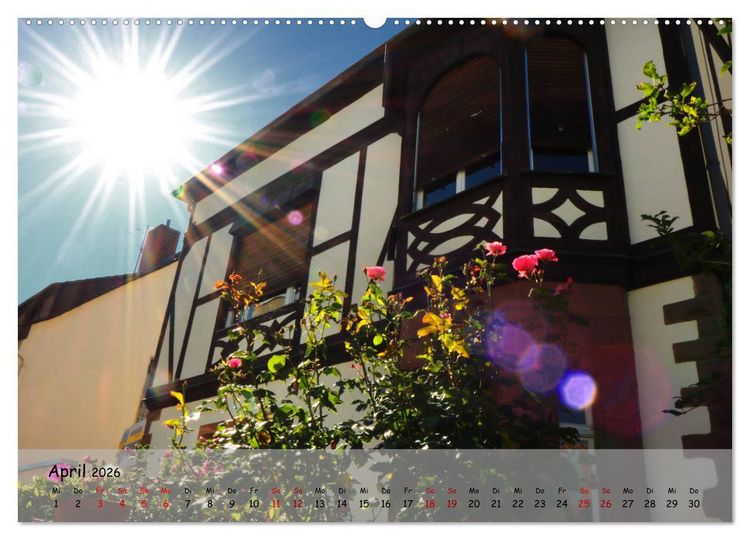 Produktbild: Fachwerkromantik in Hofheim am Taunus (Wandkalender 2026 DIN A2 quer), CALVENDO Monatskalender
