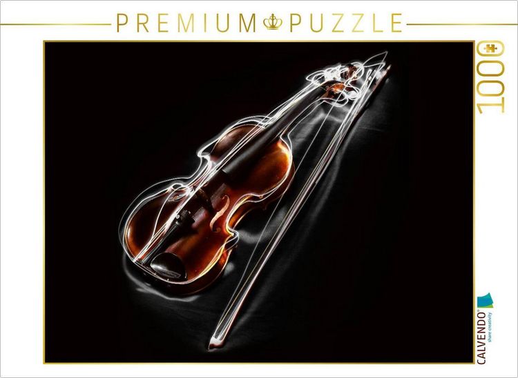 Produktbild: CALVENDO Puzzle Ein Motiv aus dem Kalender Geige - B&uuml;hne frei f&uuml;r ein Reichtum an Klangfarben | 1000 Teile Lege-Gr&ouml;&szlig;e 64x48cm Foto-Puzzle f&uuml;r gl&uuml;ckliche Stunden
