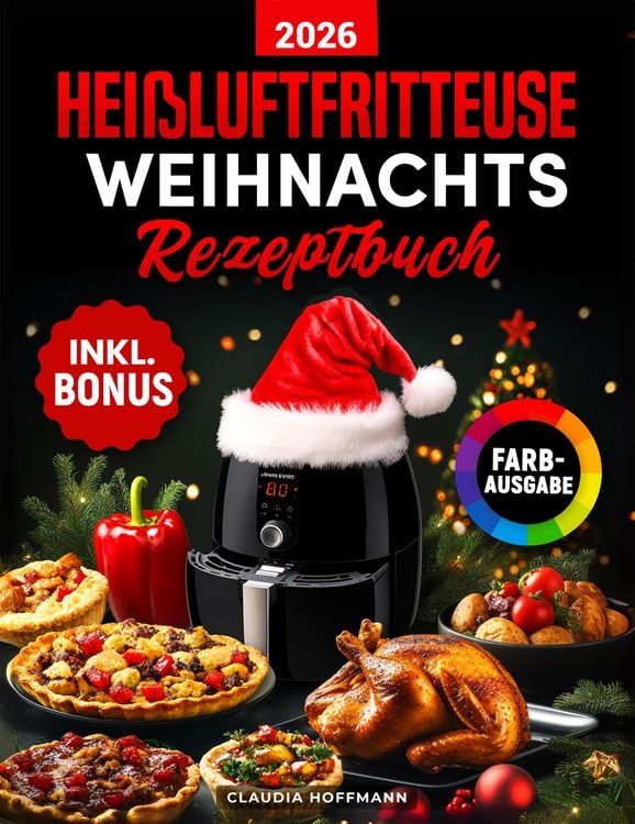 Produktbild: Das Hei&szlig;luftfritteuse Weihnachts-Rezeptbuch