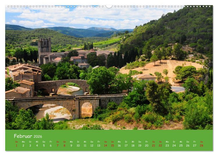 Produktbild: Quer durch S&uuml;dfrankreich (hochwertiger Premium Wandkalender 2026 DIN A2 quer), Kunstdruck in Hochglanz