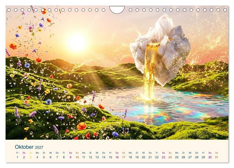 Produktbild: Geografie der Seele - Gef&uuml;hle als Landschaften (Wandkalender 2027 DIN A4 quer), CALVENDO Monatskalender