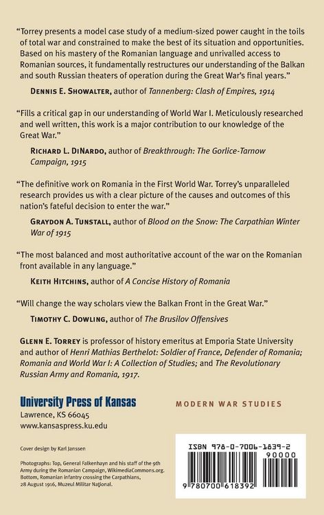 Produktbild: The Romanian Battlefront in World War I