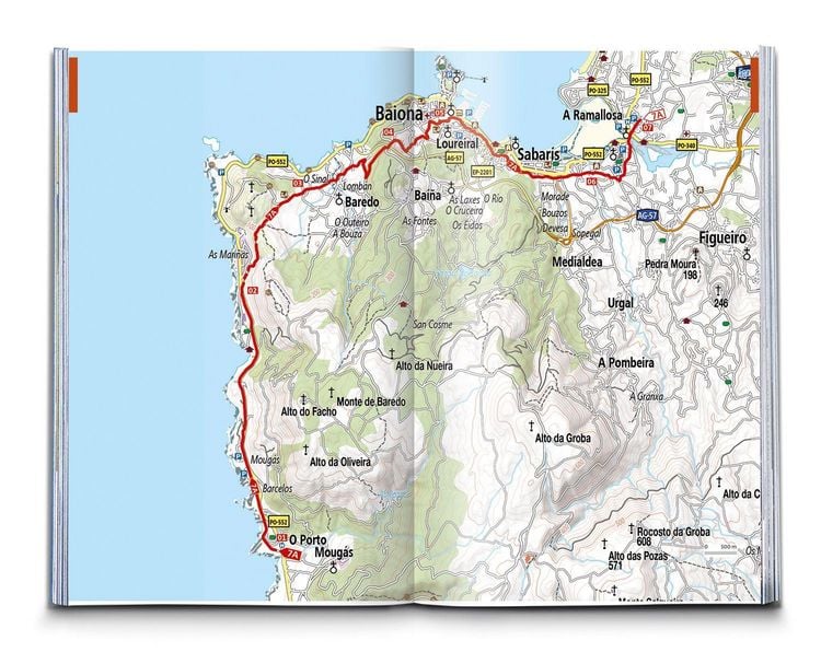 Produktbild: KOMPASS Wanderf&uuml;hrer Jakobsweg Portugal &ndash; Spanien, 25 Etappen mit Extra-Tourenkarte