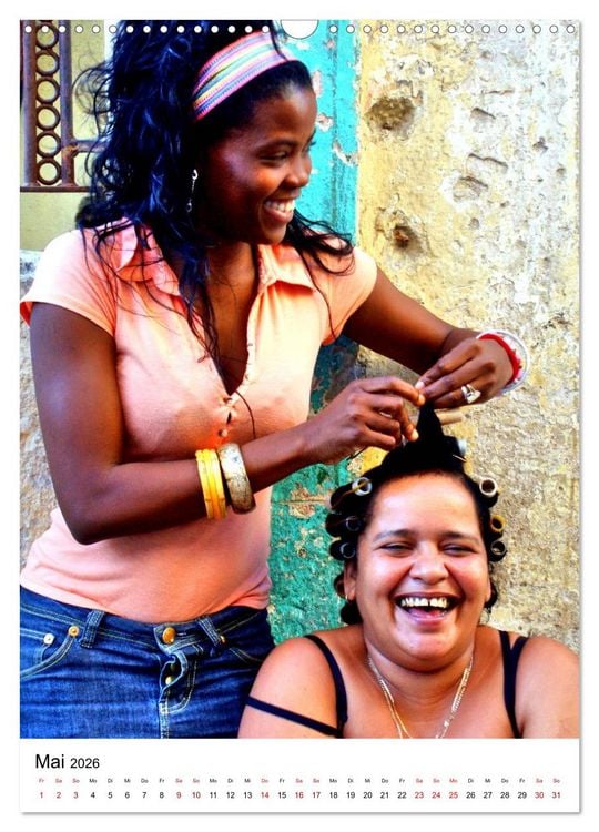 Produktbild: Cuba Coiffeur - Frisch frisiert in Havanna (Wandkalender 2026 DIN A3 hoch), CALVENDO Monatskalender