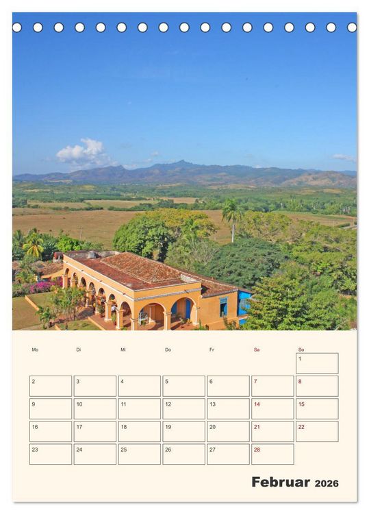 Produktbild: Kuba - Inselparadies in der Karibik (Tischkalender 2026 DIN A5 hoch), CALVENDO Monatskalender