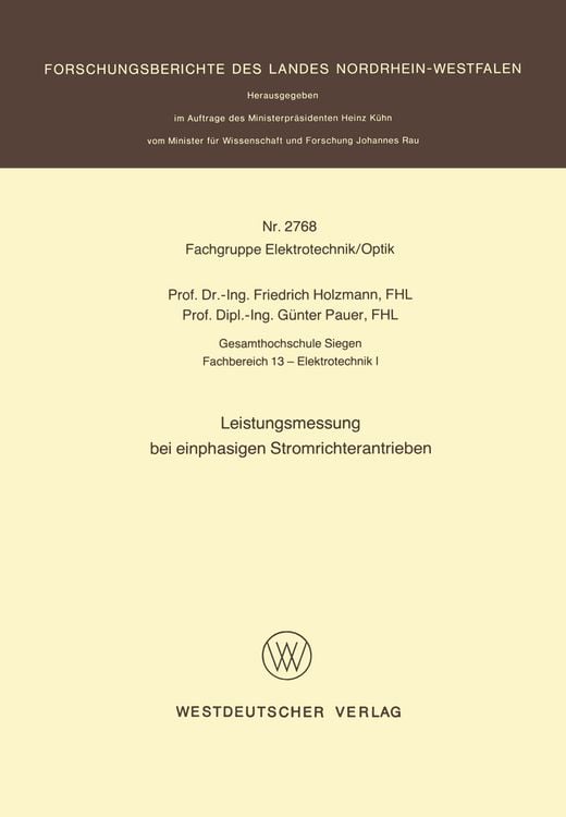 Produktbild: Leistungsmessung bei einphasigen Stromrichterantrieben