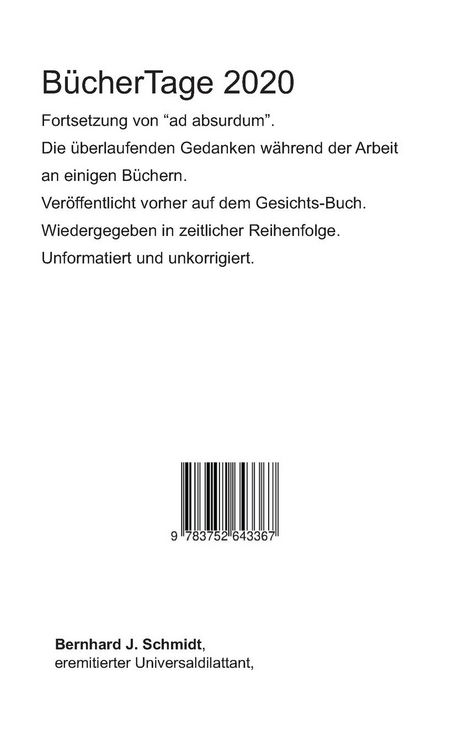 Produktbild: Gedanklicher &Uuml;berlauf
