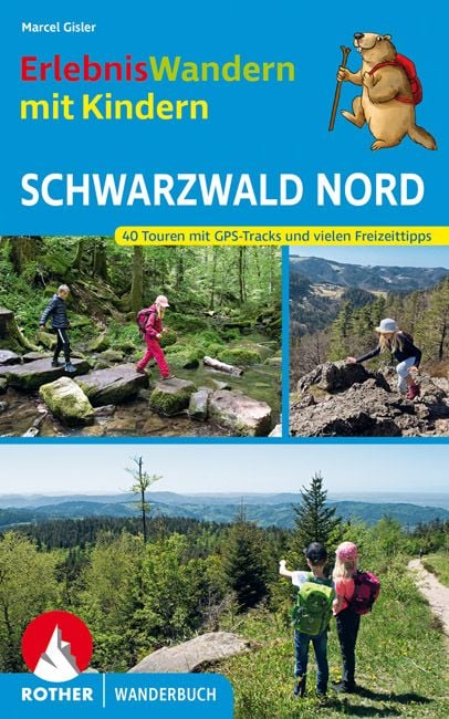 Produktbild: ROTHER Wanderbuch ErlebnisWandern mit Kindern Schwarzwald Nord