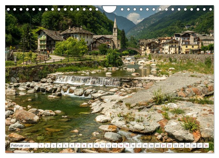 Produktbild: Natur im Aostatal (Wandkalender 2026 DIN A4 quer), CALVENDO Monatskalender