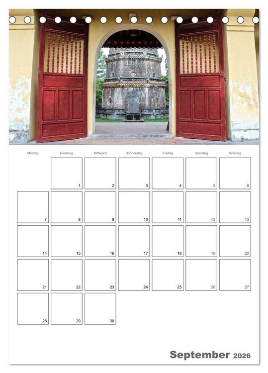 Produktbild: Vietnam 2026 Land der Kontraste (Tischkalender 2026 DIN A5 hoch), CALVENDO Monatskalender