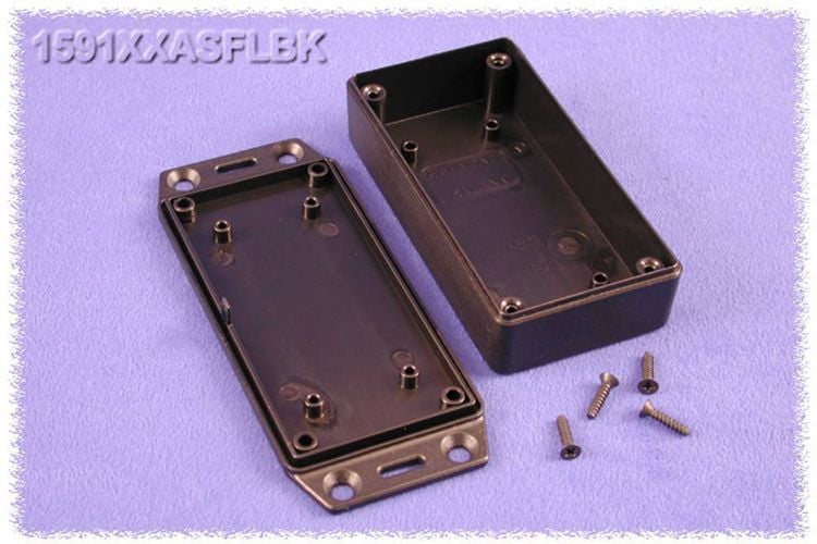 Produktbild: Hammond Electronics 1591XXASFLBK Universal-Geh&auml;use 100 x 51 x 26 ABS Schwarz 1St.