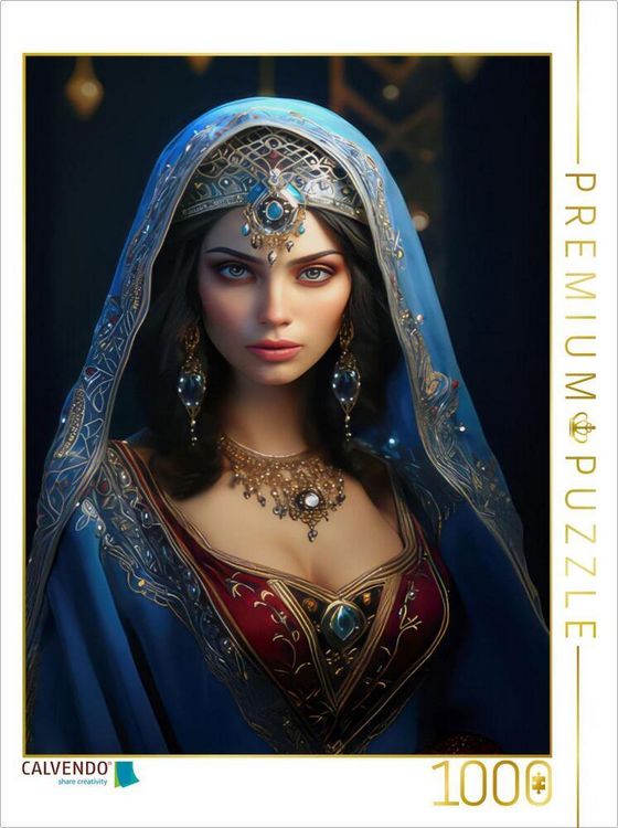 Produktbild: CALVENDO Puzzle Arabische Prinzessin | 1000 Teile Lege-Gr&ouml;&szlig;e 64x48cm Foto-Puzzle f&uuml;r gl&uuml;ckliche Stunden