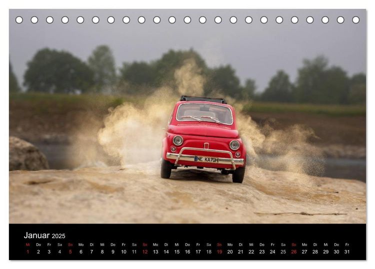 Produktbild: Mit der Knutschkugel auf Reisen (Tischkalender 2025 DIN A5 quer), CALVENDO Monatskalender