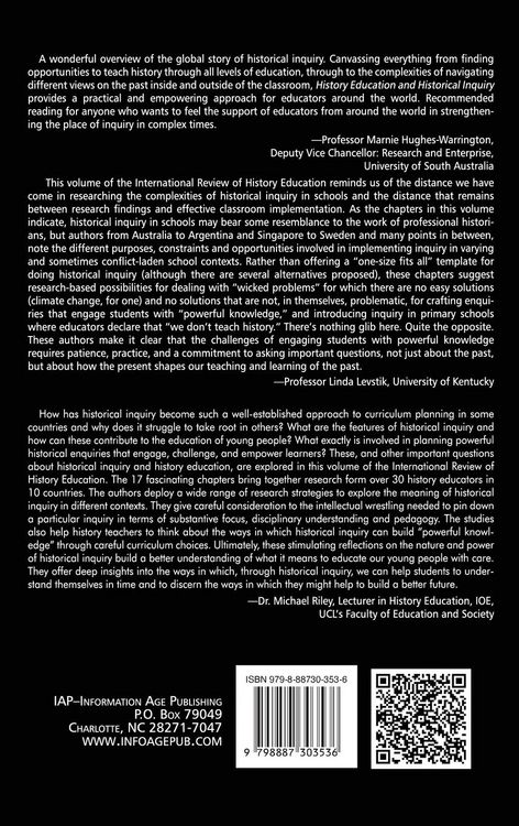 Produktbild: History Education and Historical Inquiry