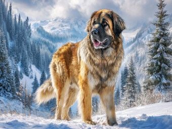 Produktbild: CALVENDO Puzzle Leonberger im Schnee | 1000 Teile Lege-Gr&ouml;&szlig;e 64x48cm Foto-Puzzle f&uuml;r gl&uuml;ckliche Stunden