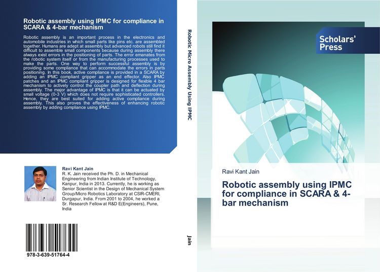Produktbild: Robotic assembly using IPMC for compliance in SCARA & 4-bar mechanism