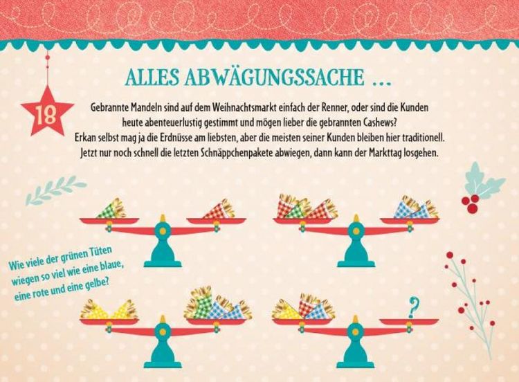 Produktbild: 24 knifflig-coole Weihnachtsr&auml;tsel