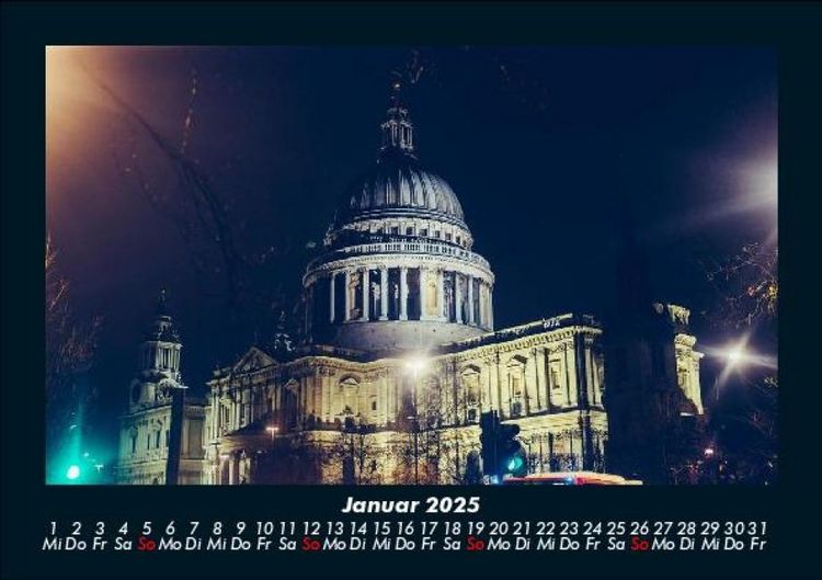 Produktbild: London 2025 Fotokalender DIN A5