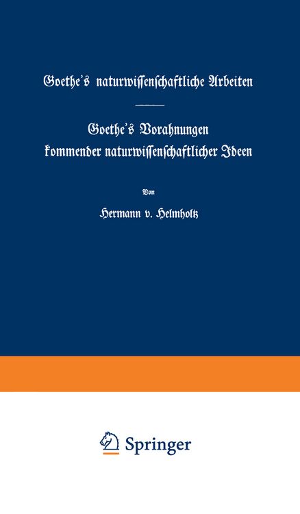 Produktbild: Goethe's naturwissenschaftliche Arbeiten