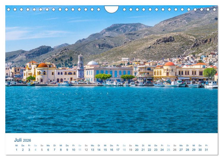 Produktbild: Kalimera Kalymnos (Wandkalender 2026 DIN A4 quer), CALVENDO Monatskalender