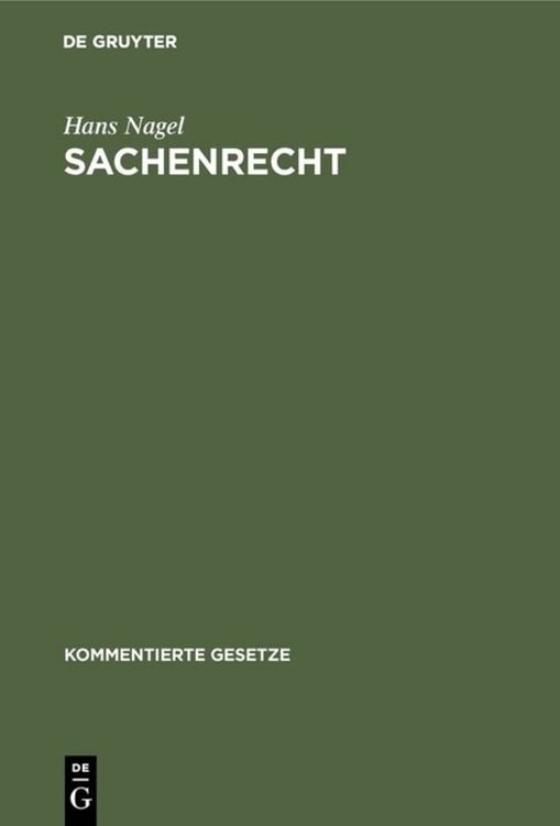 Produktbild: Sachenrecht