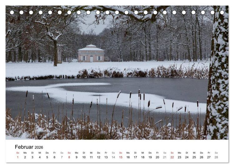 Produktbild: Fasanerie - sch&ouml;nstes Barockschloss Hessens (Tischkalender 2026 DIN A5 quer), CALVENDO Monatskalender