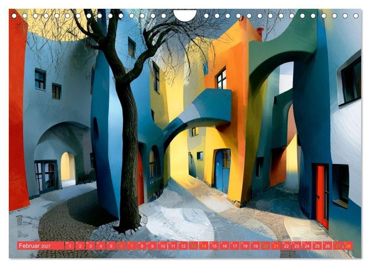 Produktbild: Das Paradies der tanzenden H&auml;user (Wandkalender 2027 DIN A4 quer), CALVENDO Monatskalender