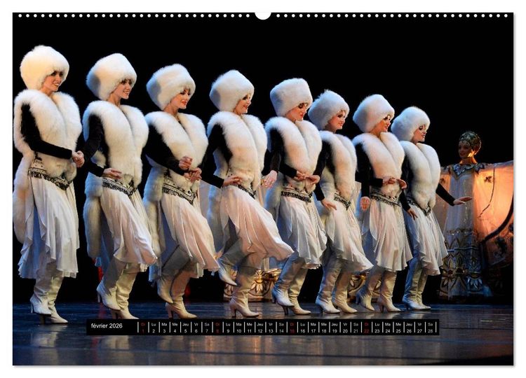 Produktbild: Danses de l'&acirc;me russe (Calendrier mural 2026 DIN A2 vertical) calendrier de bureau