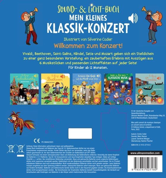 Produktbild: Sound- & Licht-Buch Mein kleines Klassik-Konzert