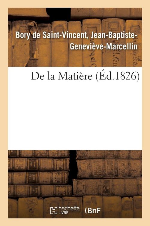 Produktbild: De la Mati&egrave;re