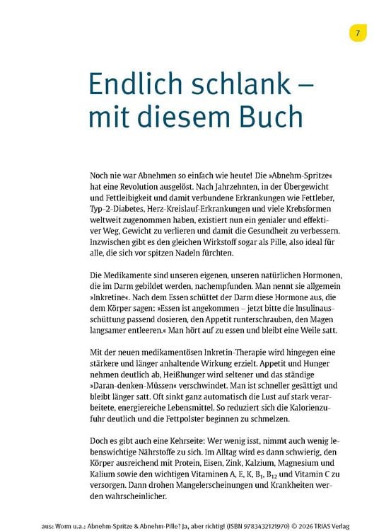 Produktbild: Abnehm-Spritze & Abnehm-Pille? Ja, aber richtig!