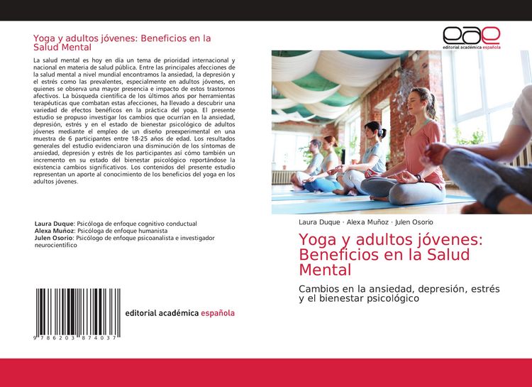Produktbild: Yoga y adultos j&oacute;venes: Beneficios en la Salud Mental