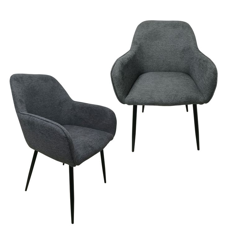 Produktbild: HTI-Living Stuhl Albany grau waffle 2er Stuhl Albany grau waffle 2er