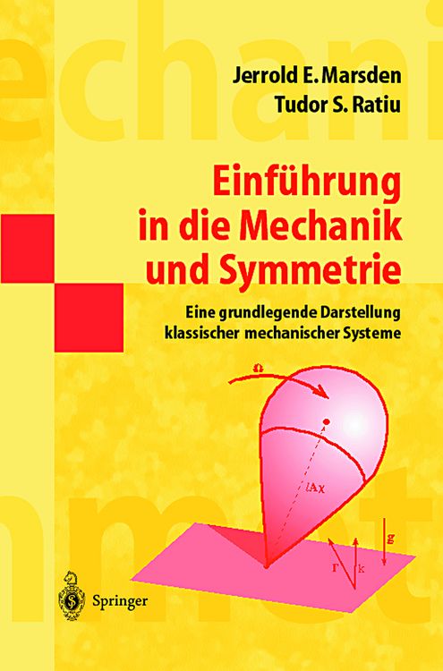 Produktbild: Einf&uuml;hrung in die Mechanik und Symmetrie