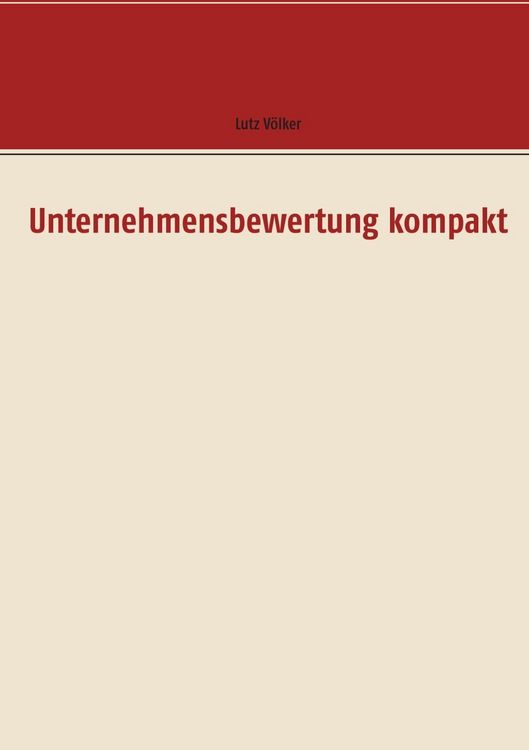 Produktbild: Unternehmensbewertung kompakt