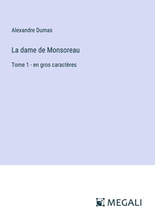 Produktbild: La dame de Monsoreau