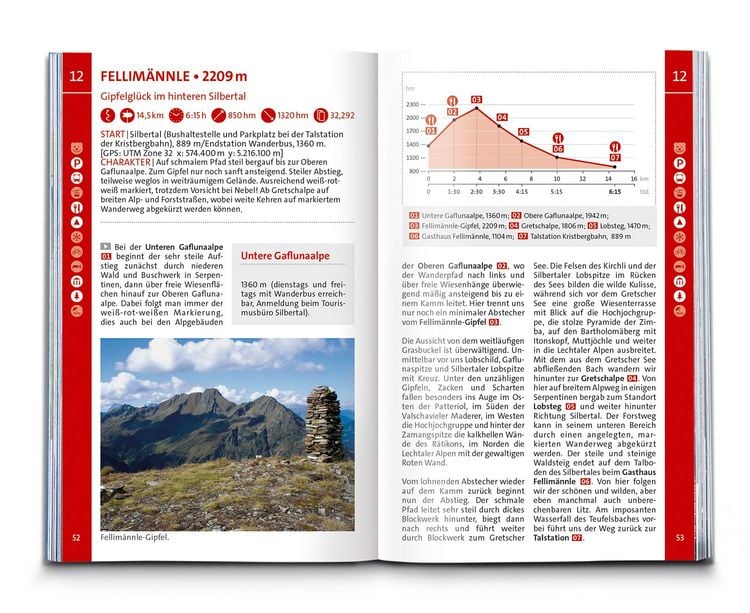 Produktbild: KOMPASS Wanderf&uuml;hrer Montafon, Arlberg, Silvretta, 60 Touren mit Extra-Tourenkarte