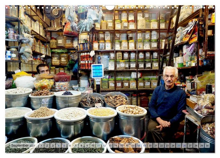 Produktbild: Iran - Entdeckungen (Wandkalender 2027 DIN A3 quer), CALVENDO Monatskalender