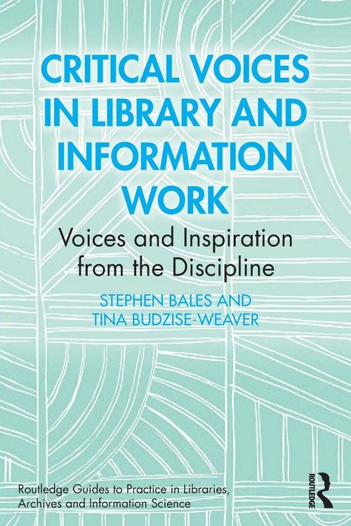 Produktbild: Critical Voices in Library and Information Work