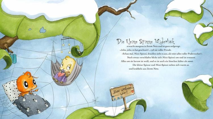 Produktbild: Die kleine Spinne Widerlich - Wundervolle Winterzeit - Sonderausgabe zu Weihnachten mit leckeren Rezepten und tollen Bastelideen