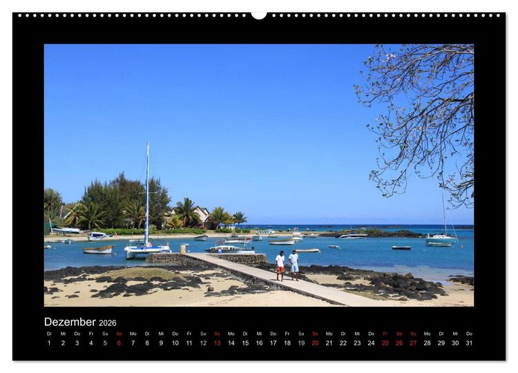 Produktbild: Mauritius - traumhaft und unvergesslich (Wandkalender 2026 DIN A2 quer), CALVENDO Monatskalender