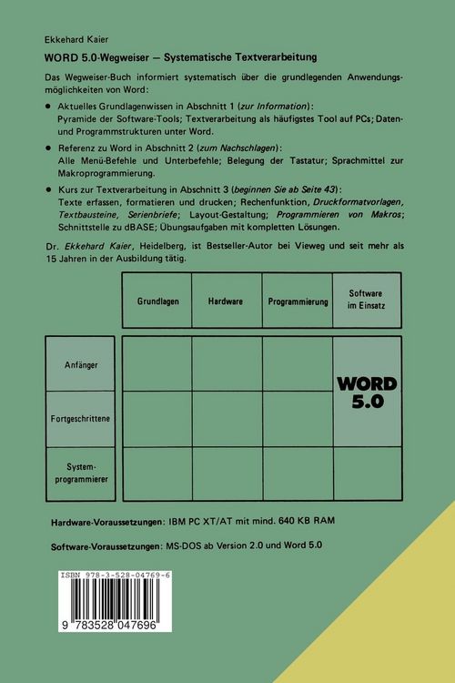 Produktbild: Word 5.0-Wegweiser