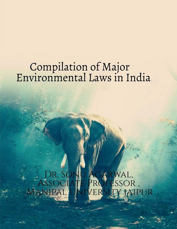 Produktbild: Compilation of major environmental laws in India