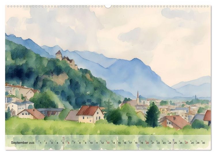 Produktbild: Europas Zwergstaaten im Fokus (hochwertiger Premium Wandkalender 2026 DIN A2 quer), Kunstdruck in Hochglanz
