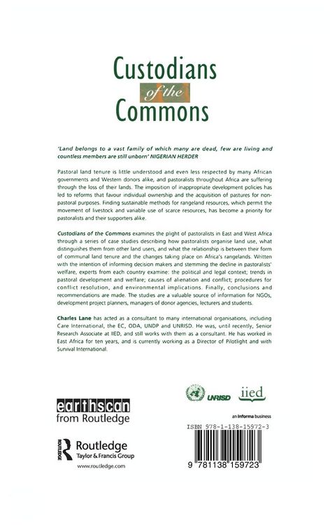 Produktbild: Custodians of the Commons