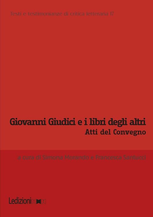 Produktbild: Giovanni Giudici e i libri degli altri