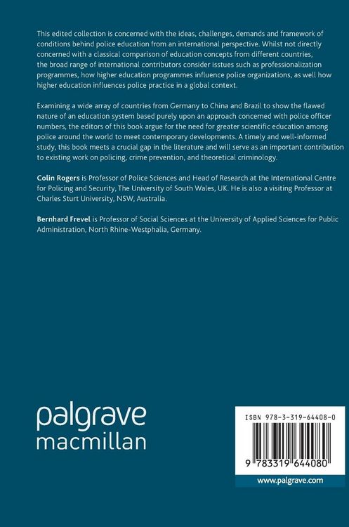 Produktbild: Higher Education and Police
