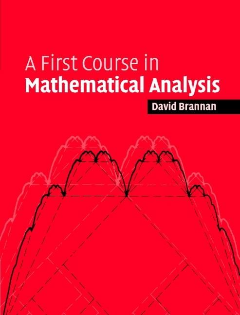 Produktbild: First Course in Mathematical Analysis