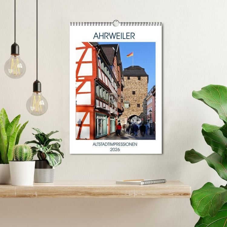 Produktbild: AHRWEILER - ALTSTADTIMPRESSIONEN (Wandkalender 2026 DIN A3 hoch), CALVENDO Monatskalender